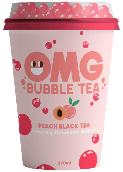 Bubble Tea Peach Black Tea 220ML