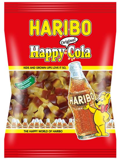 Haribo Happy Cola Flesjes 185GR