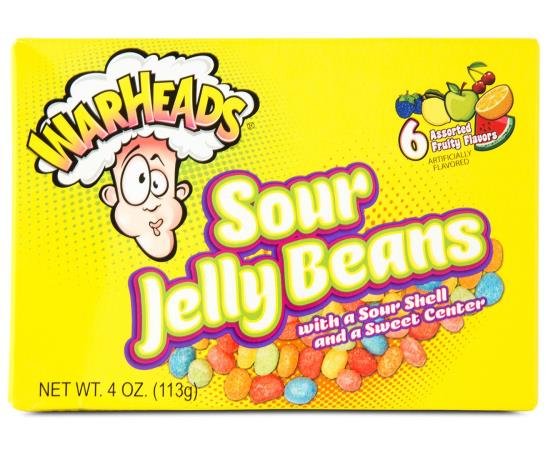 Warheads Sour Jelly Bean 113GR