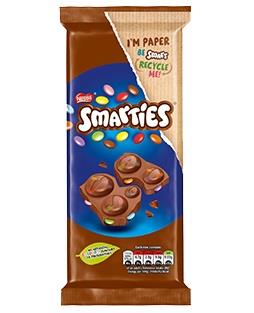 Smarties Melk Chocolade Reep 90GR