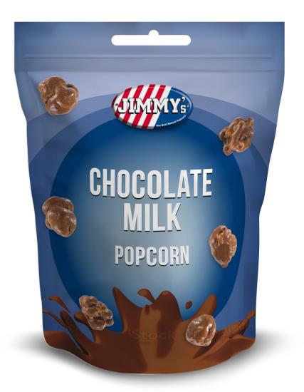 Jimmy's Popcorn Melk Chocolade 120GR