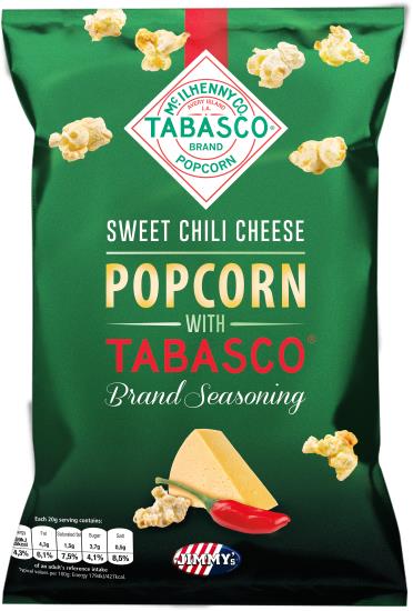 Jimmy's Tabasco Popcorn Sweet Chili Cheese 90GR