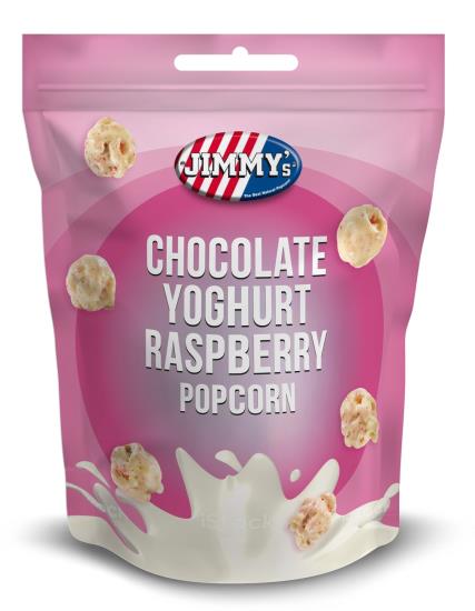 Jimmy's Popcorn Yoghurt Framboos 120GR