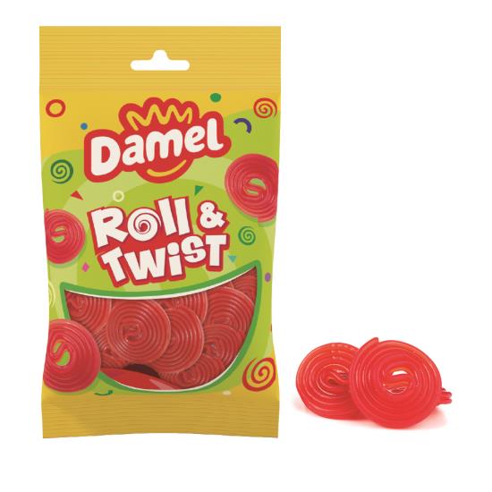 Damel Roll & Twist Aardbei 90GR