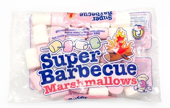Mr. Mallo BBQ Marshmallow Roze & Wit 300GR