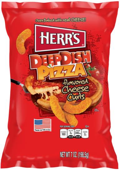 Herr's Deep Dish Pizza Curls 199GR
