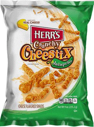 Herr's Crunchy Jalapeno Cheestix 227GR
