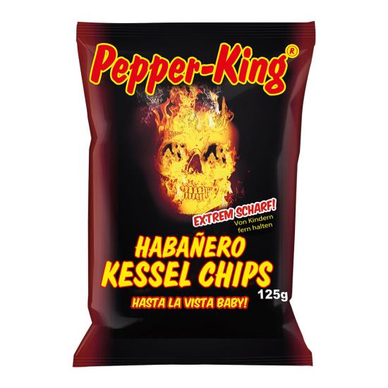 Pepper King Habanero Chili Chips 125GR